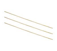 sourcing map 3Pcs H62 Brass Round Tube, 3mm OD 0.5mm Wall Thickness 300mm Length Seamless Precision Straight Pipe Tubing for DIY Projects Crafts Gardening Industry Precision Applications