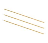 sourcing map 3Pcs H62 Brass Round Tube, 5mm OD 0.5mm Wall Thickness 300mm Length Seamless Precision Straight Pipe Tubing for DIY Projects Crafts Gardening Industry Precision Applications