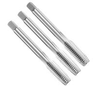sourcing map 3pcs Hand Tap Set, 3/8"-16 UNC Taper/Plug/Bottom Thread Screw Taps, 9CrSi Alloy Tool Steel Hand Threading Tapping Tool Kit
