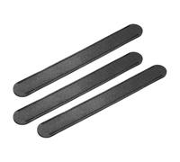 sourcing map 3Pcs Handbag Handle Leather Wrap Cover, 8.8 Inch Purse Grip Protector PU Leather Shoulder Strap Pad for Handbags Suitcase Travel Bags Strap Making Supplies, Black