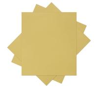 sourcing map 3PCS Heat Transfer Vinyl, Golden 12" x 10" HTV Iron-on Vinyl Sheet for T-Shirts DIY Heat Vinyl Design Easy to Cut & Weed