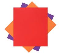 sourcing map 3PCS Heat Transfer Vinyl, Red Orange Purple 12" x 10" HTV Iron-on Vinyl Sheet for T-Shirts DIY Heat Vinyl Design Easy to Cut & Weed
