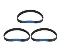 sourcing map 3pcs HTD-5M Rubber Timing Belt 75 Teeth, 375mm Pitch Length x 15mm Width x 3.6mm Height, Closed Loop Pulley Timing Belt