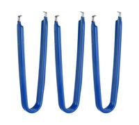 sourcing map 3Pcs IC Chip Extractor IC U Shape Puller Stainless Steel with Insulated Vinyl Grip Motherboard Circuit Board Component Puller Chip Extractor for PCB Removal Tool, Blue