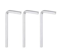 sourcing map 3pcs L-Shaped Square Head Wrench 4mm Carbon Steel L-Key 4 Points Metric Bolt Wrenches Repairing Tool for Basic Home Repair DIY Project and General Applications