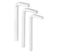 sourcing map 3Pcs L-Shaped Square Head Wrench 5/6/7mm Carbon Steel L-Key 4 Points Metric Bolt Wrenches Repairing Tool for Basic Home Repair DIY Project and General Applications