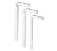 sourcing map 3Pcs L-Shaped Square Head Wrench 6/7/8mm Carbon Steel L-Key 4 Points Metric Bolt Wrenches Repairing Tool for Basic Home Repair DIY Project and General Applications
