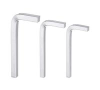 sourcing map 3pcs L-Shaped Square Head Wrench 7mm 8mm 10mm CR-V L-Key 4 Points Metric Bolt Wrenches Repairing Tool for Basic Home Repair DIY Project and General Applications