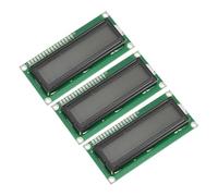 sourcing map 3Pcs LCD 1602 Display Module 5V, Grey Display Screen Backlight 16x2 LCD Module Interface Adapter 72x24mm