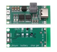 sourcing map 3pcs Lithium Battery Boost Charging Module Multi-Cell 2S 3S 4S Type-C to 8.4V 12.6V 16.8V Adjustable Step-Up Charger Board for Li-Po Polymer Power Bank(3S 4A)