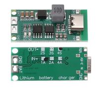 sourcing map 3pcs Lithium Battery Boost Charging Module Multi-Cell 2S 3S 4S Type-C to 8.4V 12.6V 16.8V Adjustable Step-Up Charger Board for Li-Po Polymer Power Bank(4S 1A)