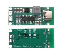 sourcing map 3pcs Lithium Battery Boost Charging Module Multi-Cell 2S 3S 4S Type-C to 8.4V 12.6V 16.8V Adjustable Step-Up Charger Board for Li-Po Polymer Power Bank(2S 1A)