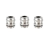 sourcing map 3Pcs M20 Cable Gland Metal Waterproof Connector Wire Glands Joints for 6mm-12mm Dia Range