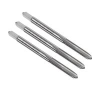 sourcing map 3pcs Machine Thread Taps 8-40 UN 2B High Speed Steel 6542 Straight Flute Screw Thread Milling Taps Threading Tapping Repair Tools