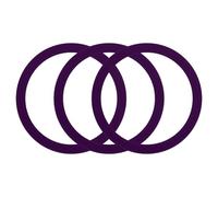 sourcing map 3Pcs Magnetic Adapter Ring, Universal Magnetic Wireless Charger Conversion Kit Sparkle Magnetic Metal Ring Adhesive Sticker Ring for Phone Case, Purple