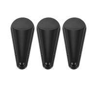 sourcing map 3Pcs Magnetic Scissor Holder, Kitchen Scissors Holder with Magnetic Adsorption Drainage Holes Detachable Shears for Kitchen Refrigerator Organization, Black