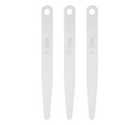 sourcing map 3pcs Metric Thickness Feeler Gauge 0.23mm Single Blade Oval Feeler Gauge 3CR-13 Stainless Steel Gap Measuring Tool for Repair Valve Guitar Spark Plug