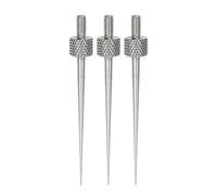 sourcing map 3pcs Needle Point Contact Points R0.15 M2.5 Thread 31mm Length 303 Stainless Steel Pointed Head for Dial Digital Indicators Depth Gauge