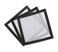 sourcing map 3PCS PC Dust Filter, 120x120mm Magnetic Frame PVC Computer Case Cooler Dustproof Mesh Cover Fan Grills for Computer Chassis Speakers, White