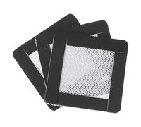 sourcing map 3PCS PC Dust Filter, 60x60mm Magnetic Frame PVC Computer Case Cooler Dustproof Mesh Cover Fan Grills for Computer Chassis Speakers, White