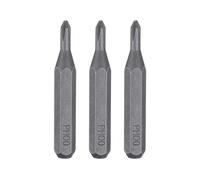 sourcing map 3pcs PH00 Phillips Screwdriver Bit 5/32" Hex Shank 28mm Length S2 Steel Magnetic Cross Head Hex Screw Driver Bits for Electric Manual Screwdrivers Precision Repair