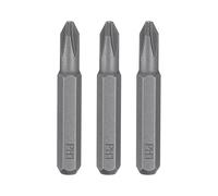 sourcing map 3pcs PH1 Phillips Screwdriver Bit 5/32" Hex Shank 28mm Length S2 Steel Magnetic Cross Head Hex Screw Driver Bits for Electric Manual Screwdrivers Precision Repair