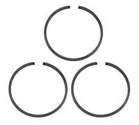 sourcing map 3pcs Piston Rings 34mm x 1.2mm Standard Metal Engine Piston Ring for Chainsaw Replacement Parts, Black