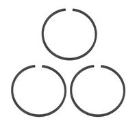 sourcing map 3pcs Piston Rings 41mm x 1.2mm Standard Metal Engine Piston Ring for Chainsaw Replacement Parts, Black