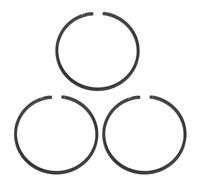 sourcing map 3pcs Piston Rings 42mm x 1.5mm Standard Metal Engine Piston Ring for Chainsaw Replacement Parts, Black