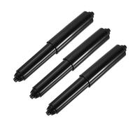 sourcing map 3Pcs Plastic Toilet Paper Holder, 4-3/4" to 6-1/8" PP Spring-Loaded Toilet Paper Tissue Roller Insert Rod Replacement for Bathroom, Black
