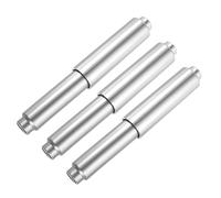 sourcing map 3Pcs Plastic Toilet Paper Holder, 4-5/16" to 6-5/16" Spring-Loaded Toilet Paper Tissue Roller Insert Rod Replacement for Bathroom, Nickel Color