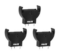 sourcing map 3Pcs Plastic Vertical Button Cell Battery Holder for CR/LIR2032 2025