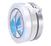 sourcing map 3Pcs Poly Bag Sealing Tape, 9/16" x 98.4 Yard Plastic Bag Sealer Tape Packaging Sealing for Shops Packaging Food Vegetable Meat Cake Bread Freezer Ice, Clear/White/Silver