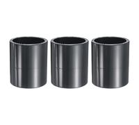 sourcing map 3pcs PVC Pipe Coupling Adapter 1/2" Straight Socket Coupling Pipe Fittings Furniture Build Grade Connectors for Sewer Plumbing Drain Pipe Water Supplies Build Garden