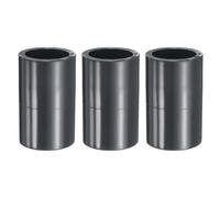 sourcing map 3pcs PVC Pipe Coupling Adapter 3/4" Straight Socket Coupling Pipe Fittings Furniture Build Grade Connectors for Sewer Plumbing Drain Pipe Water Supplies Build Garden
