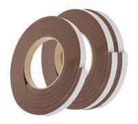 sourcing map 3pcs Rolls Single Sided Foam Tape Removeable EVA Sponge Mounting Tape Strong Adhesive Tape Strips(Brown, 7ft x 1/2" x 1/4") for Home Paint Wall Hanging Poster Decor