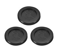 sourcing map 3Pcs Rubber Grommets 2" (50mm) Drill Hole, 1-5/8" (42mm) ID Double Sided Hole Plugs Ring Gasket for Firewall Cable Wire Protecting, Black