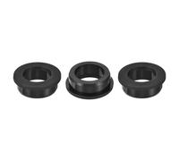 sourcing map 3Pcs Rubber Grommets 38mm Drill Hole, 28mm ID Hole Top Hat Grommet Black Silicone Rubber Hole Plug Gasket for Wiring, Automotive