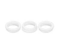 sourcing map 3Pcs Rubber Grommets 48mm Drill Hole, 38mm ID Hole Top Hat Grommet White Silicone Rubber Hole Plug Gasket for Wiring, Automotive