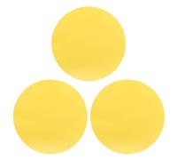 sourcing map 3Pcs Rubber Jar Opener Grippers Pads, Non-Slip Grippers Pads (Yellow)