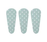 sourcing map 3Pcs Scissors Sheath, 2.6" x 1" Scissors Cover Protector PU Leather Portable Collect Bags for Eyebrow Trimming Beauty Tool Protection, Light Blue