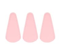 sourcing map 3Pcs Scissors Sheath, 2.9" x 1.5" Scissors Cover Protector PU Leather Portable Collect Bags for Eyebrow Trimming Beauty Tool Protection, Pink