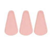sourcing map 3Pcs Scissors Sheath, 2.9" x 1.5" Scissors Cover Protector PU Leather Portable Collect Bags for Eyebrow Trimming Beauty Tool Protection, Rose Pink