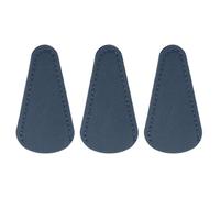 sourcing map 3Pcs Scissors Sheath, 2.9" x 1.5" Scissors Cover Protector PU Leather Portable Collect Bags for Eyebrow Trimming Beauty Tool Protection, Dark Blue