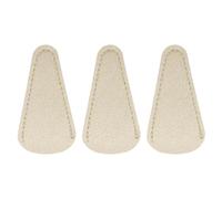 sourcing map 3Pcs Scissors Sheath, 2.9" x 1.5" Scissors Cover Protector PU Leather Portable Collect Bags for Eyebrow Trimming Beauty Tool Protection, Gold