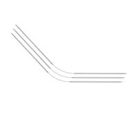 sourcing map 3Pcs Size US 1 (2.25mm) Double-Pointed Flexible Knitting Needles 9 Inch(23cm) Stainless Steel Needle for Handmade Projects DIY Knitting