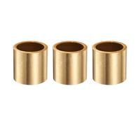 sourcing map 3Pcs Sleeve Bearings, 28mm Bore x 35mm OD x 35mm Length, Self-Lubricating Sintered Bronze Bushings