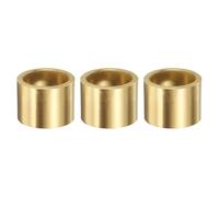 sourcing map 3Pcs Sleeve Bearings, 30mm Bore x 38mm OD x 35mm Length, Self-Lubricating Sintered Bronze Bushings