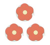 sourcing map 3pcs Soft Tape Measure 60-Inch 1.5 Meter Retractable Mini Cartoon Measuring Tape Cute Tape Ruler for Sewing Craft Cloth Body Measurements, Orange Flower