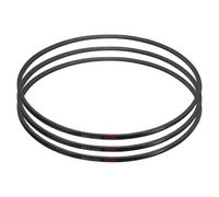 sourcing map 3Pcs SPZ-1031 Drive Wedge Belts V-Belt Industrial Power Rubber Transmission Belt 1031mm Pitch Girth,10mm Width, 8mm Height, 1044mm Outer Girth